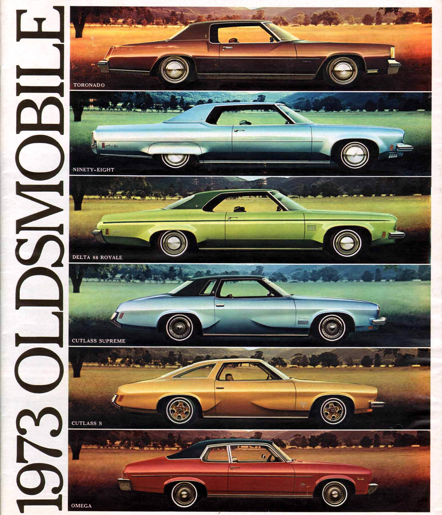 1973 Oldsmobile Full Line Brochure